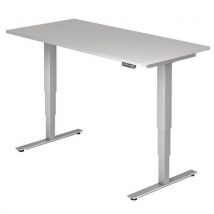 Scrivania Elettrica A Memoria 160 X 80 Cm Grigio - Manutan