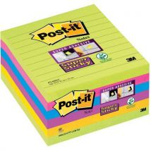 Lotto di 6 Post-it Super Sticky - Oasis - Post-it