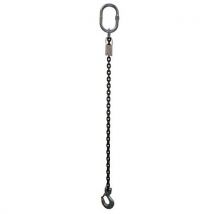 Levex - Imbracatura a catena 1 trefolo 8mm - 2000 kg CMU - Acciaio con gancio linguetta