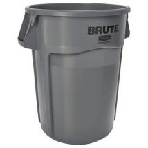 Rubbermaid - Contenitore Brute Rotondo 208 L Grigio