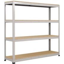 Scaffalatura Per Magazzino Rapid 1 1980x2440x610 4 Ripiani - Manutan