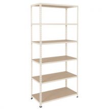 Scaffalatura Rapid 2 1980x915x455-6 Ripiani Truciol Ral7032 - Manutan