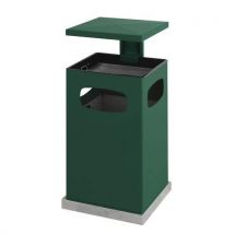 Vepabins - Pattumiera-posacenere Con Coperchio Rimovibile 80 L Verde