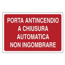 Cart. Alluminio Porta Antincendio 500x350 A Chiusura Auto - Manutan