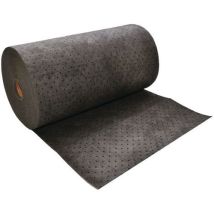 Manutan Expert - Rotolo Assorbente Universale Grigio - 46m x 81cm - 189L Assorbimento - 50% Riciclato
