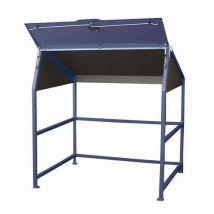 Bauer - Riparo Per Contenitori;3 Pareti;colo:blu Colore:blu