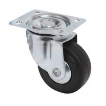 Tente - Rot. Gir. D50. Rotella Gomma Altezza = 66mm