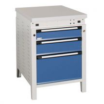 Kind - Banco L=605mm 3 Cassetti Con Piano Stratificato
