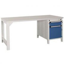 Kind - Banco L=2000mm 1 Cassetto + 1 Anta + Piano Multistrato