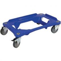 UTZ - Pianale Di Trasporto In Inox E Plastica Blu Reale 600x400 Mm