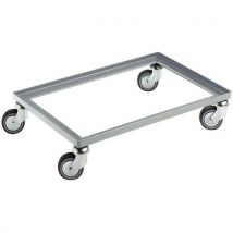 UTZ - Pianale Di Trasporto In Metallo 600x400 Mm Con 4 Ruote