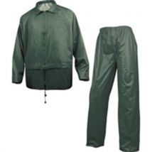Delta Plus - Completo Da Pioggia Poliestere/pvc 400 Verde Taglia Xxl