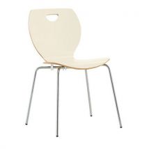 Nowy Styl - Sedia Bar V 4 Gambe Acero Chiaro