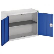Bott - Armadio Da Parete 1rip 2 Ante L800xp350xa600 Mm Grigio/blu