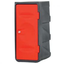 EMP - Armadietto In Plastica Vuoto Grigio/rosso