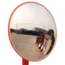 Manutan Expert - Specchio Di Sicurezza 130° Retro Arancione 300 Mm