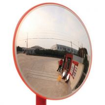 Specchio Di Sicurezza 130° Retro Arancione 450 Mm - Manutan