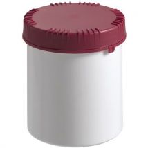 Lotto di 10 Vaso In Plastica Con Coperchio A Vite Packo