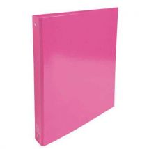 Exacompta - Raccoglitore 4 Anelli Cartoncino Iderama Dorso 30 Mm Rosa