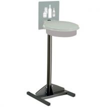 Rossignol Pro - Paletto Base Grigio Manganese per Sacco Spazzatura Ecollecto - Acciaio Verniciato Polvere Anti-UV - 98cm Altezza