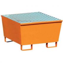 Vasca Di Ritenzione Conica 1 Fusto - Acciaio Verniciato - Manutan