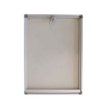 Planorga - Minibacheca Per Interni Extra Piatta Phoenix. Fondo Grigio