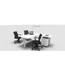 Scrivania Ad L Con Dattilo Sospeso 180x160 - Manutan