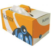 Ikatex - Panno Non Tessuto 1 Velo 42x38 Cm Bianco 2x100 Strappi