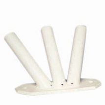 Macap - Porta Bandiera Da Muro 3 Posti Diametro 36mm