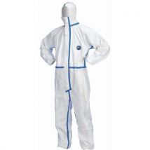 Tyvek DuPont - Tuta Monouso Tyvec 600 Plus - Xl - Protezione Tipo 5 E 6 Bianco