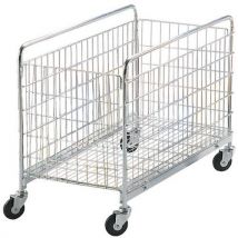 Carrello Pieghevole - Lunghezza 600 Mm - Portata 50 Kg - Manutan