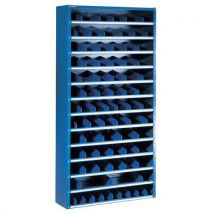 Armadio A Scomparti Blu Prof.: 20 Cm H: 198 Cm - Manutan