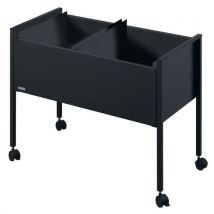 Durable - Carrello Doppio Per Cartelle Sospese Metallo L Tot:40