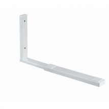 Mottez - Supporto A Muro Per Micronde Colore Bianco Coloris Blanc