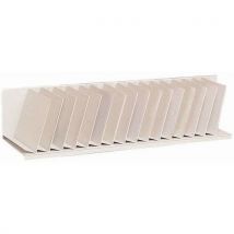Paperflow - Casellario A 15 Separatori Inclinati L = 857 Cm - Grigio