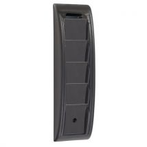 Paperflow - Espositore Da Parete Quick Fit Nero 5 Scomparti A5