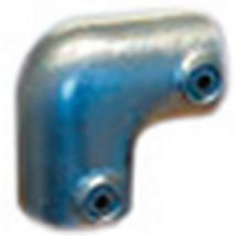 Raccordo per tubi Key-Clamp - Penisola 90° - Acciaio Galvanizzato Ø 27 mm - Scaffalatura Industriale