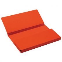 Lotto di 10 Cartellina A Busta Jalema Secolor Rosso Gram:270