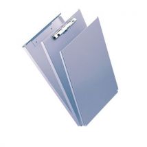 Desq - Portablocchi in Alluminio Grigio A4 - Design Semplice ed Eco-sensibile