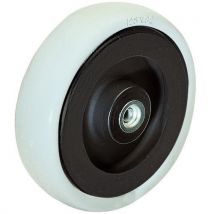 Blickle - Rotella D=125 Mm P=80 Kg Mozzo A Sfere Battis. Gomma Corpo Poliam.