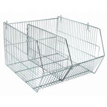 Sameto Technifil - Cestino Impilabile In Filo D'acciaio 580x 500 Mm