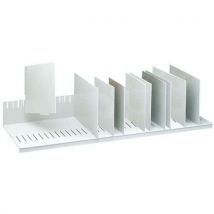 Paperflow - Casellario A 10 Separatori Rimovibili L = 92 Cm - Grigio
