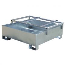 Sameto technifil - Contenitore Di Ritenzione 220 L Galvanizzato 1240x1320x530