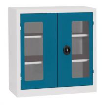 Acial - Armadio Monoblocco Basso Con Ante 520x1020x1 Grigio/blu