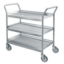 Fimm - Carrello A 3 Ripiani Inox Portata 300 Kg
