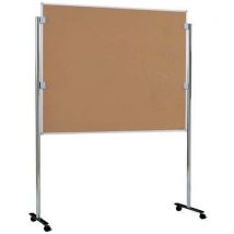 Planorga - Pannello Sughero 90x180 Cm Recto Verso Sur Pietement