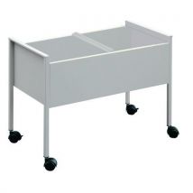 Durable - Carrello Doppio Per Cartelle Sospese Metallo L Tot:40