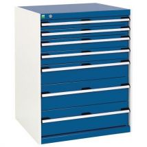 Bott - Armadio Da Officina A Più Cassetti H:2 X 7 Prof: 75 Cm