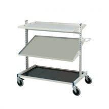 Ateliers System - Carrello Di Servizio A Ripiani - Lungh. X Prof. X Alt.: 870 X 613 X 1000
