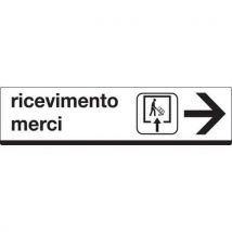 Cart. Allum Scatolato 100x25cm Ricev Merci (freccia Destra) - Manutan